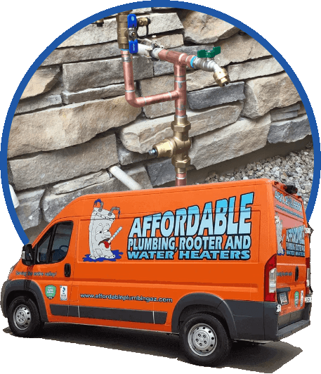 Plumbing Contractor Service Van in Phoenix, AZ