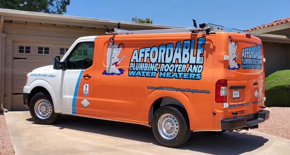 Affordable Plumbing Service Truck in Phoenix, AZ