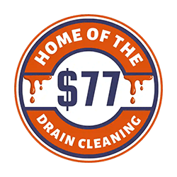 Home of the Drain Cleaning $77